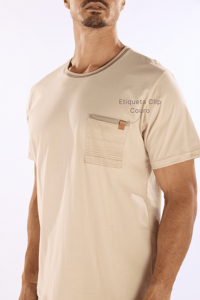 PIJAMA MEIA MANGA EM MEIA MALHA COM BERMUDA EM MALHA ROTATIVA MASCULINO