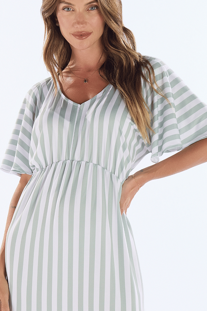 KAFTAN EM MALHA SUBLIMADA FEMININO 