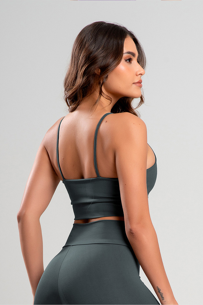 Top Feminino Fitness Petróleo