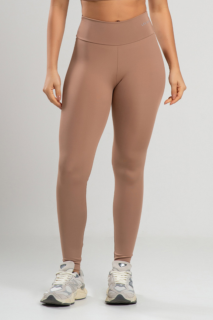 Legging Feminina Fitness Coffee