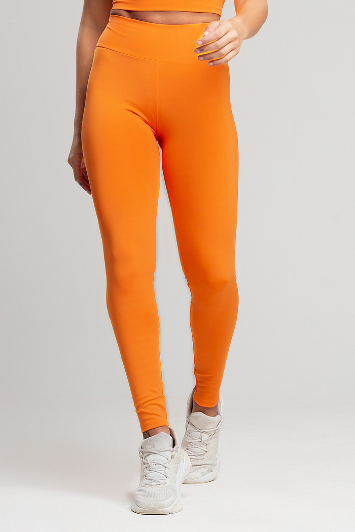 Legging Feminina Fitness Laranja