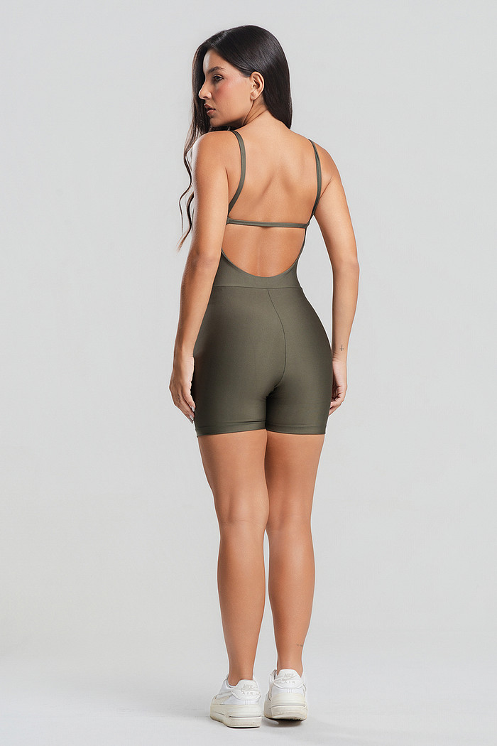 Macaquinho Fitness Verde Elite