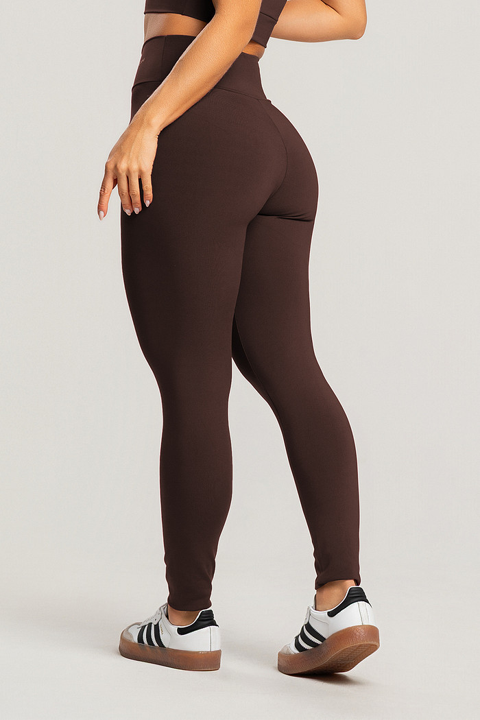 Legging Feminina Fitness Marrom