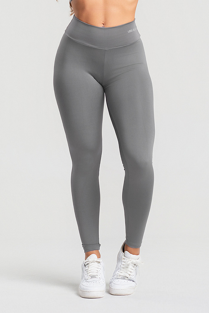 Legging Feminina Fitness Cinza Claro