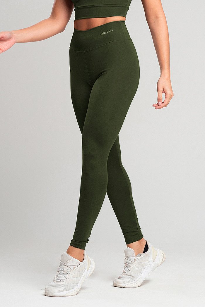 Legging Feminina Fitness Verde Sálvia