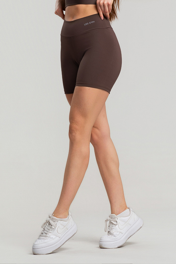 Shorts Feminino Fitness Marrom