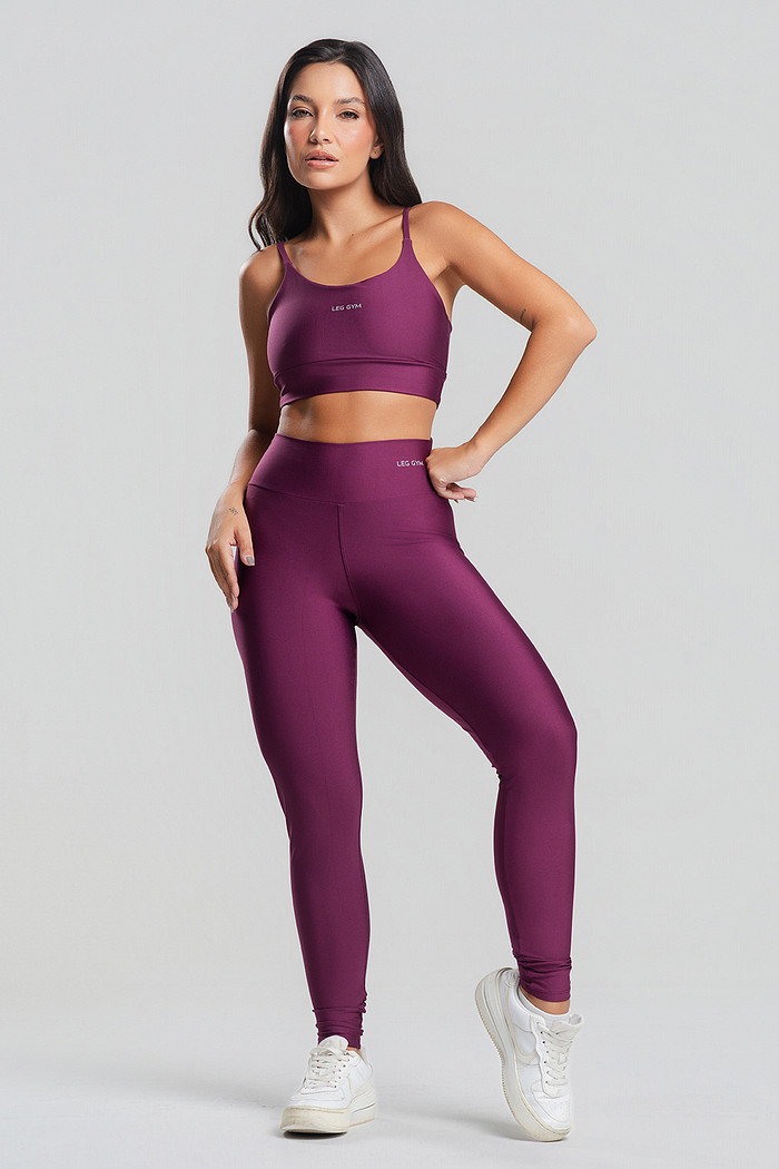 Conjunto Feminino Fitness Legging e Top Malbec