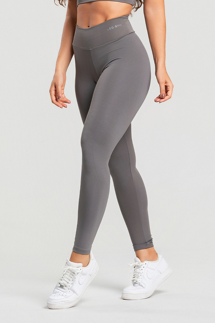 Legging Feminina Fitness Chumbo