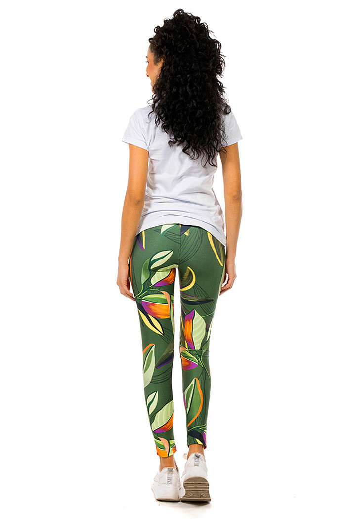 Calça Legging Tucano Folhas Verde