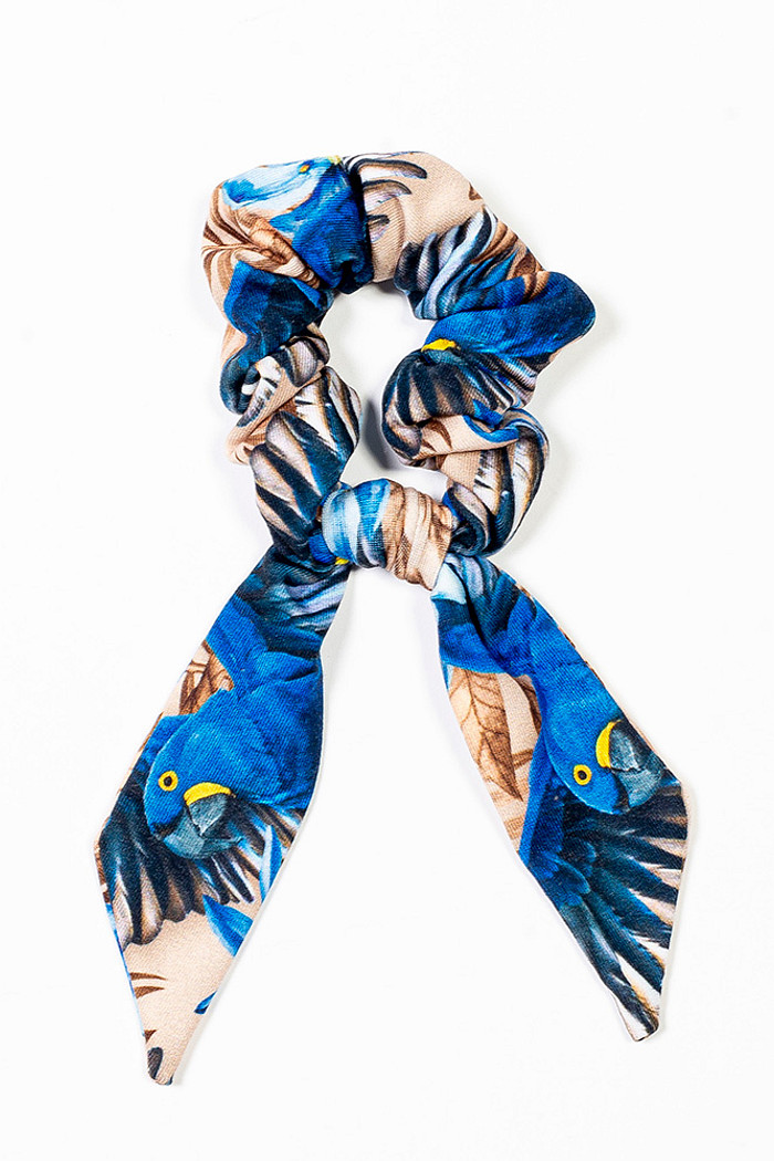 Rabicó Arara Tons Azul e Marrom