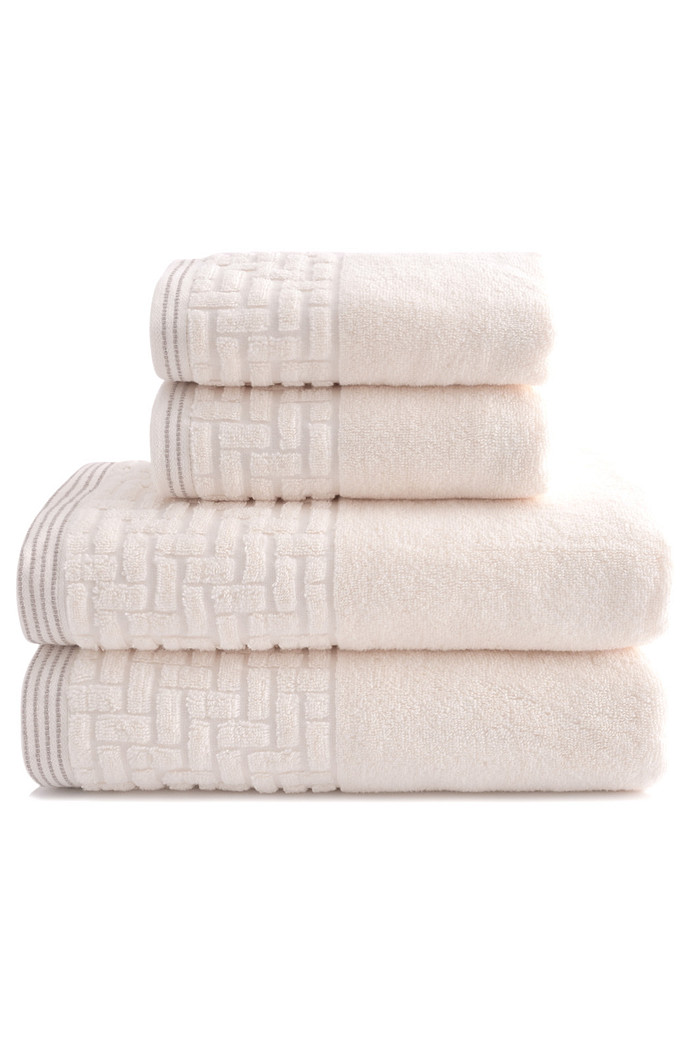 Jogo de Toalha Banhão 500g 4 peças Super Soft Zero Twist Greco - Marfim