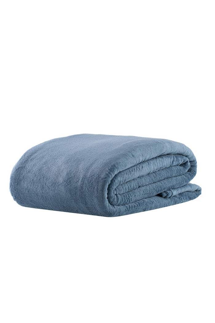 Manta de Microfibra Queen 180 gramas/m² Roma - Azul