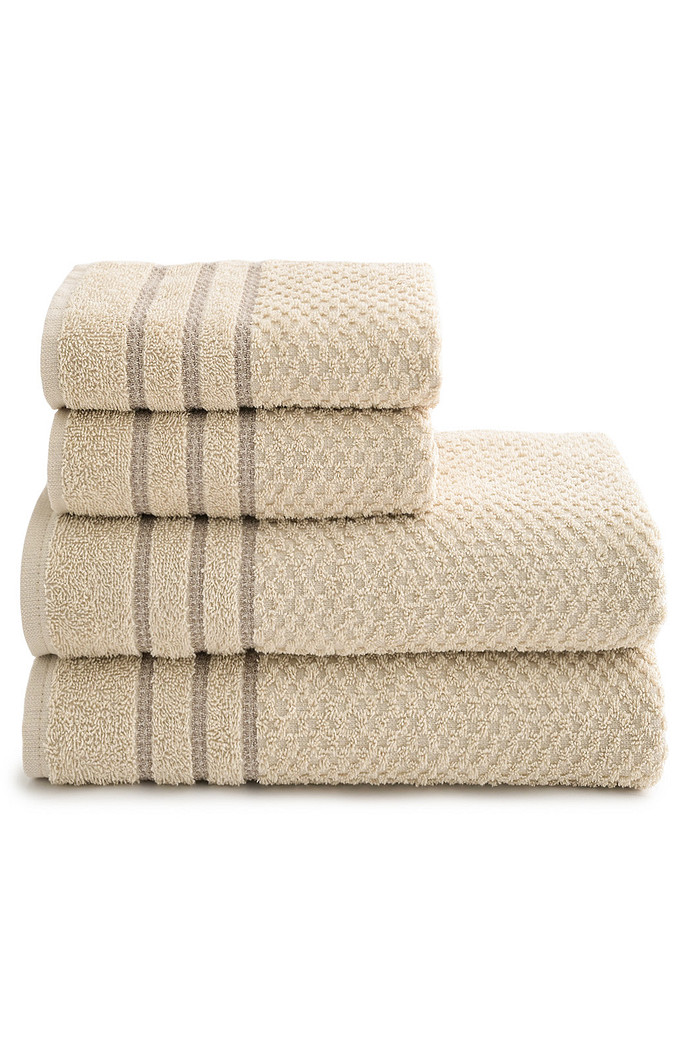 Jogo de Toalha Banho 350g 4 peças Brisa - Bege
