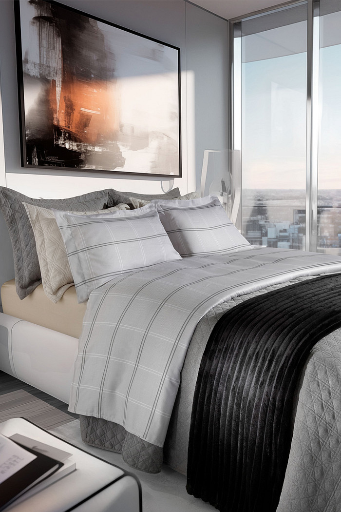 Jogo de Cama Casal Cetim 300 Fios 100% Algodão Chess