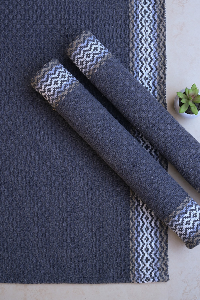 Kit de Cozinha 3 Peças Algodão Montreal Cinza