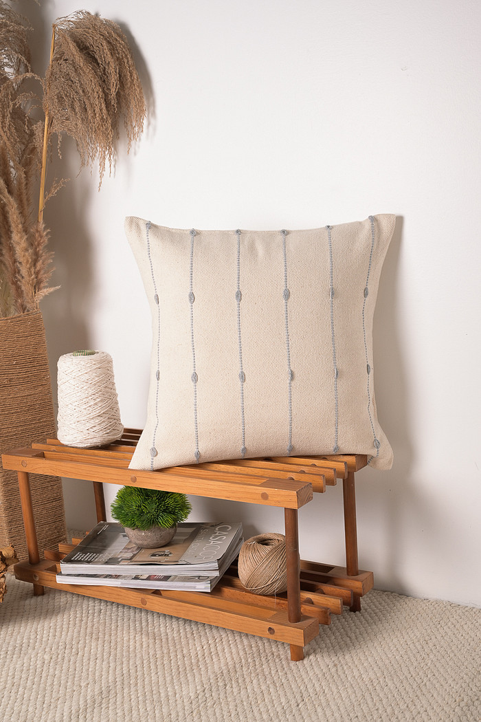 Capa de Almofada Jamal Cinza