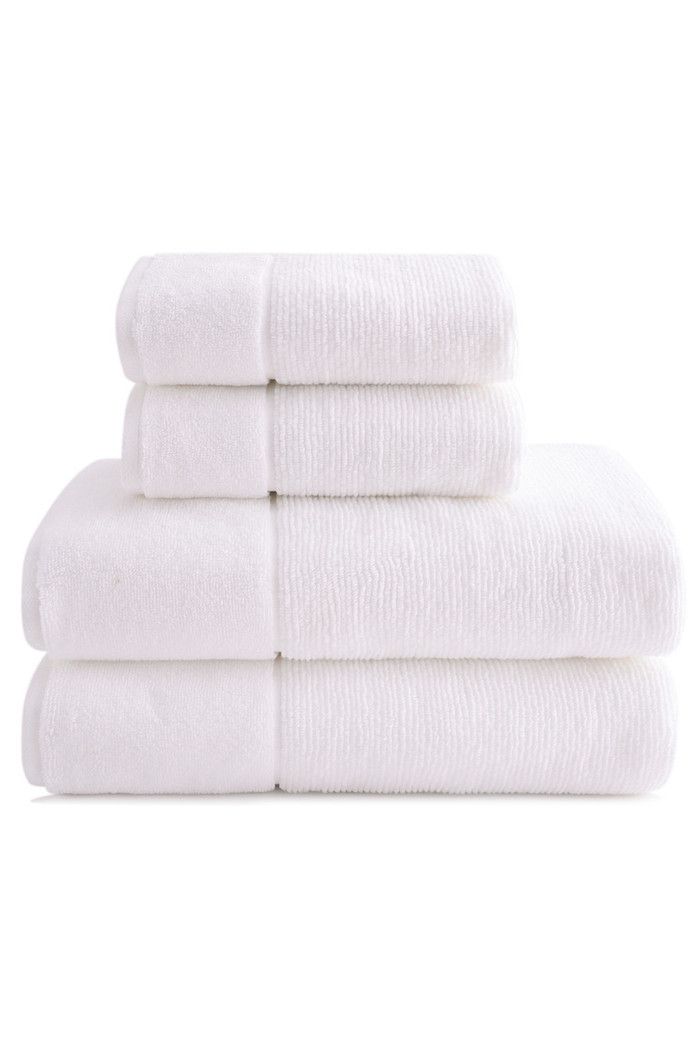 Jogo de Toalha Banhão 500g 4 peças Super Soft Zero Twist Frapê - Branco