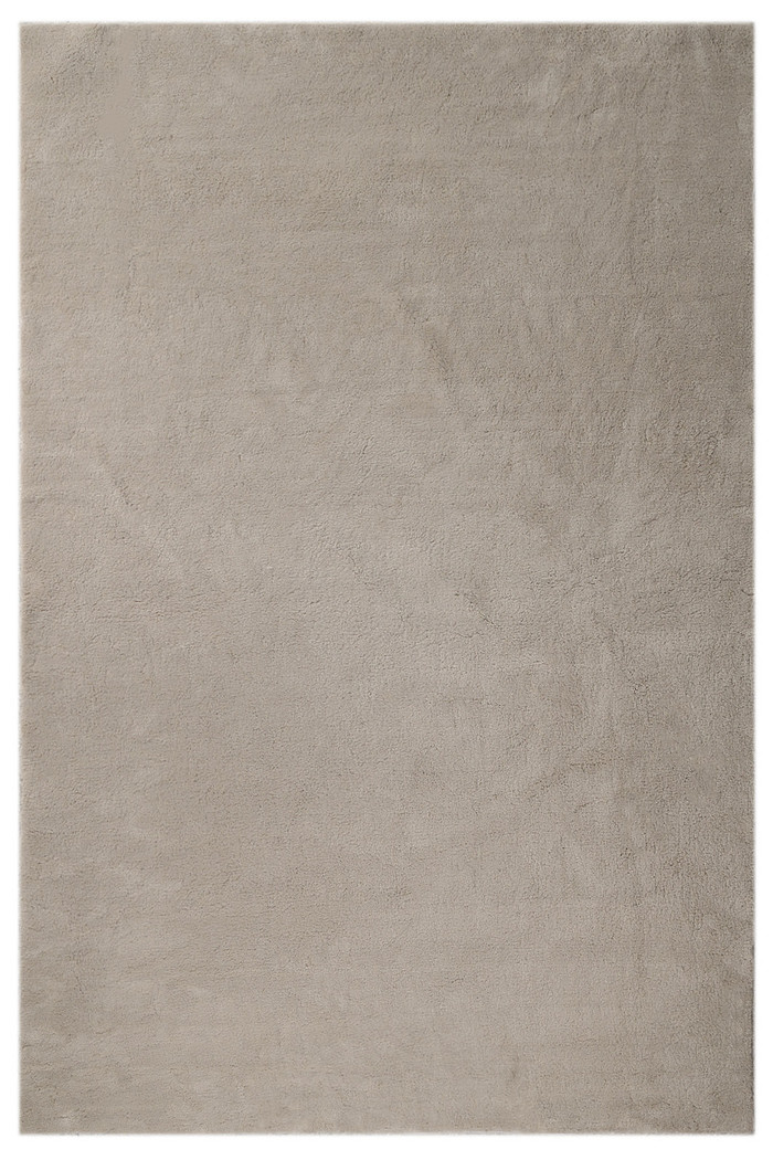 Tapete Quarto Nolla 100x140 Bege Antiderrapante