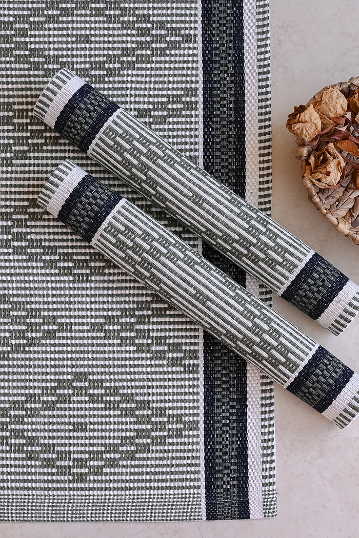 Kit de Cozinha 3 Peças Algodão Zurick Verde