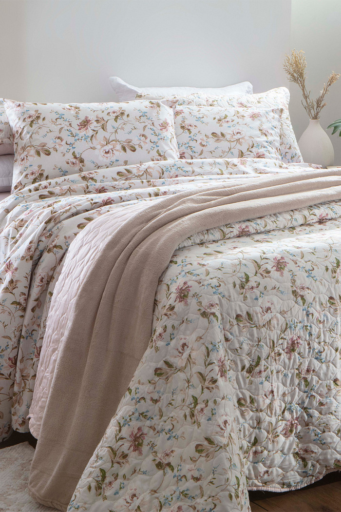 Jogo de Cama Solteiro 3 Peças 150 Fios 100% Algodão - Aurora