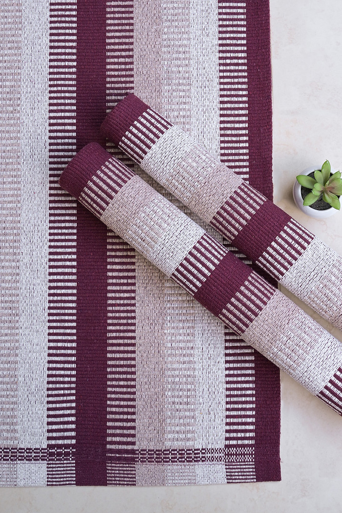 Kit de Cozinha 3 Peças Cacto Vinho