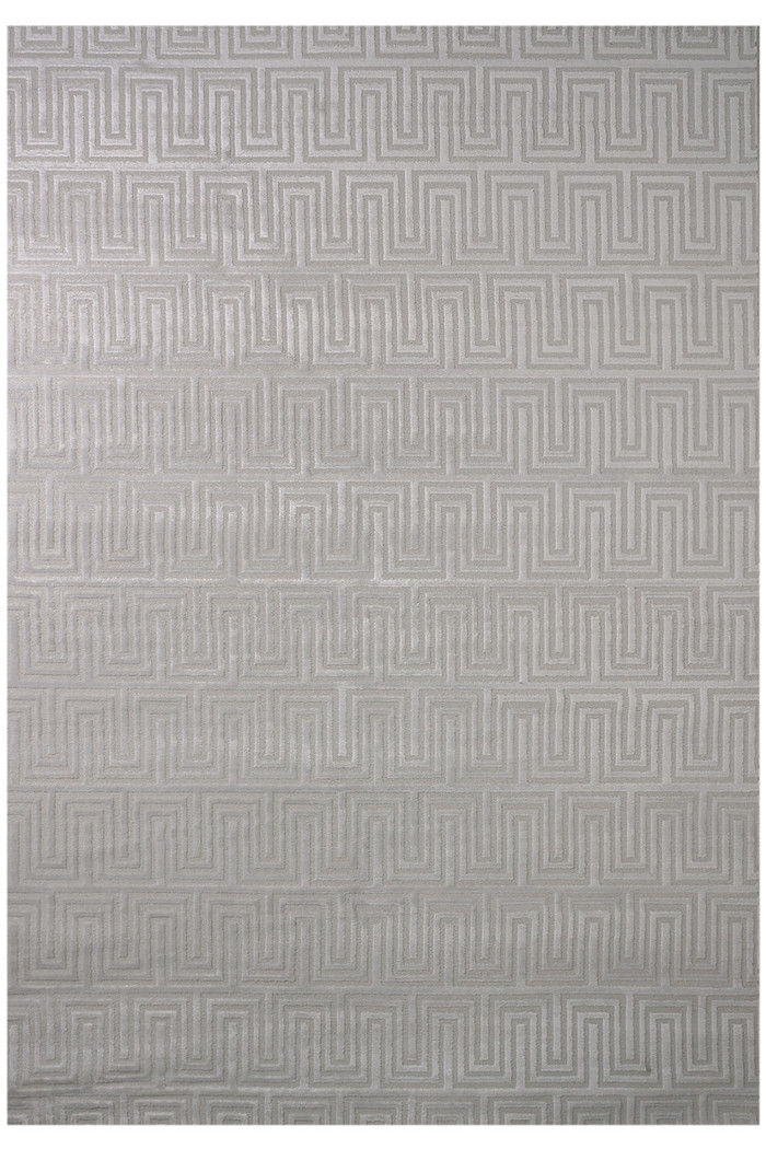 Tapete para Sala Dixon Geometrico Cinza 02 250x340