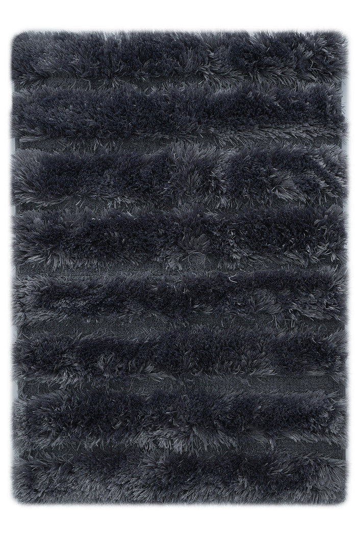 Tapete Antiderrapante NewYork Super Soft e Peluciado 50x70cm - Chumbo