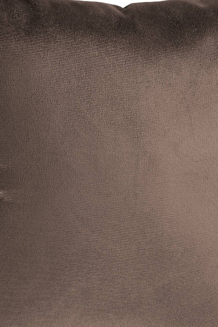 Capa de Almofada Veludo Liso 45cm x 45cm - Marrom