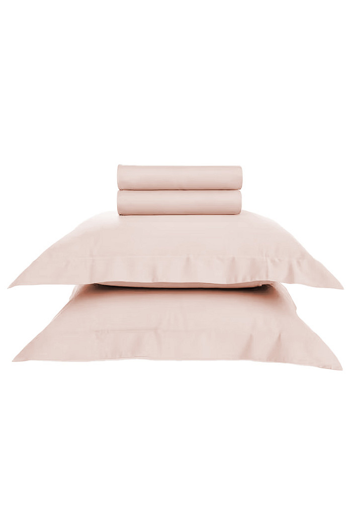 Jogo de Cama Queen Cetim 300 Fios 100% Algodão Rose