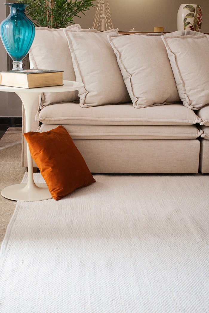 Tapete Indiano Artesanal Algodão e Lã Aprezo 200x250