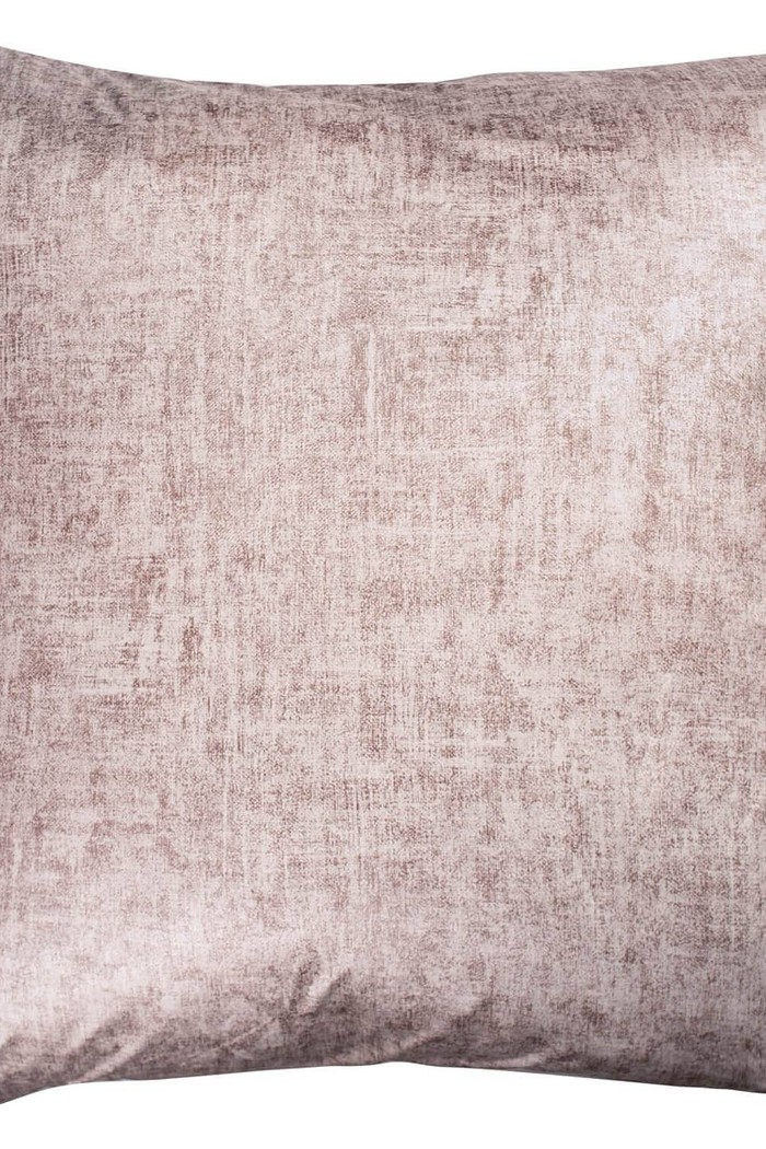 Capa de Almofada Veludo Liso Texturizada 45cm x 45cm - Bege