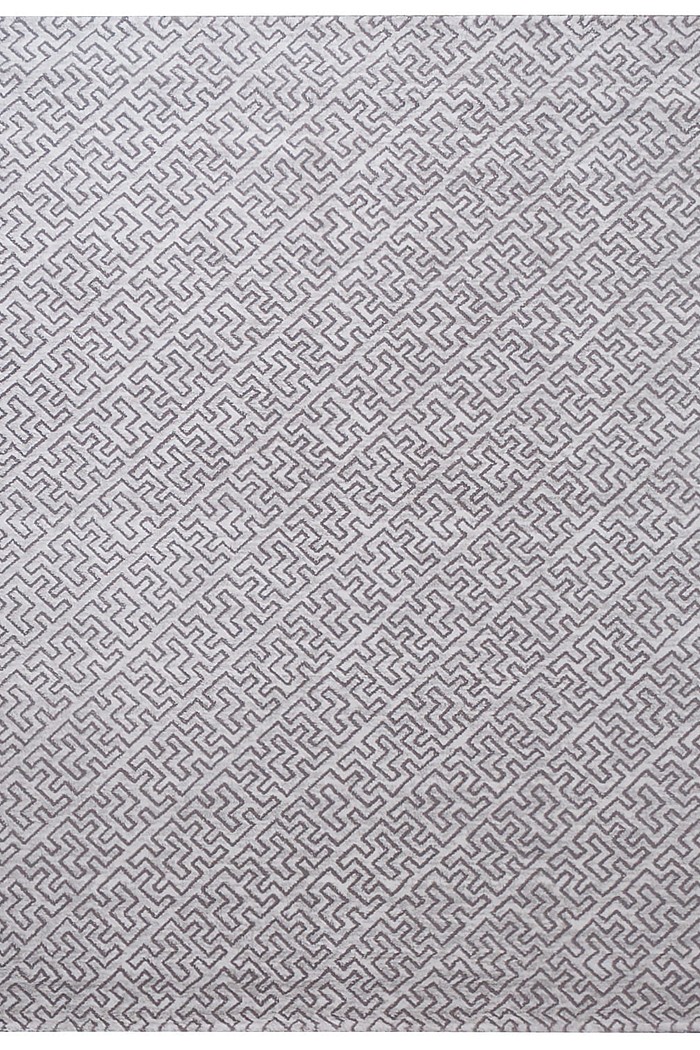 Tapete para Sala Grande Pelo Baixo Turco Sprit Off White Konya 200x250