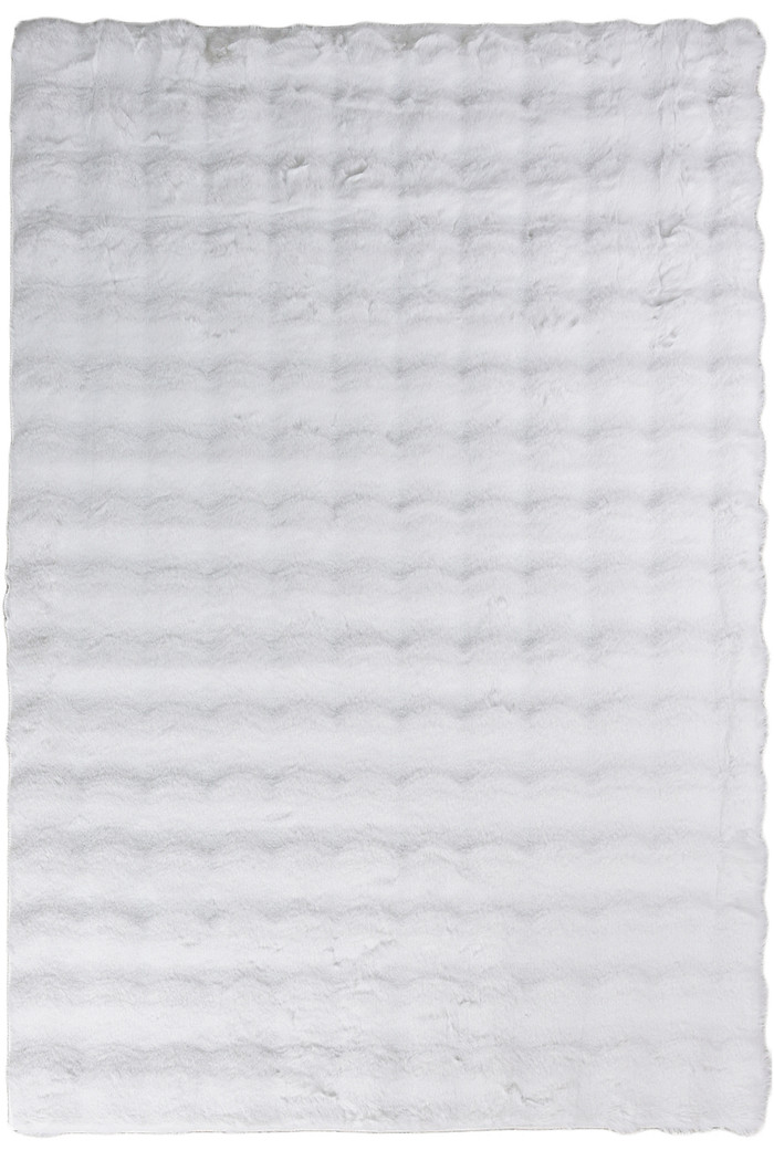 Tapete Pele de Coelho Livy Branco 100x150