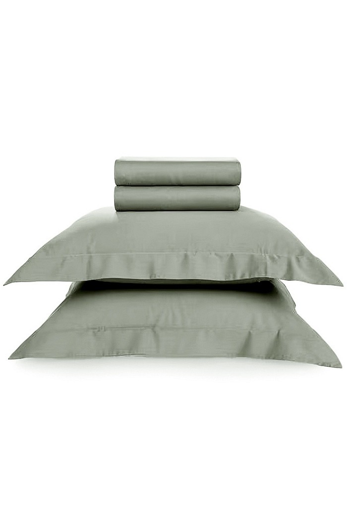 Jogo de Lençol King Cetim 400 Fios Pistache