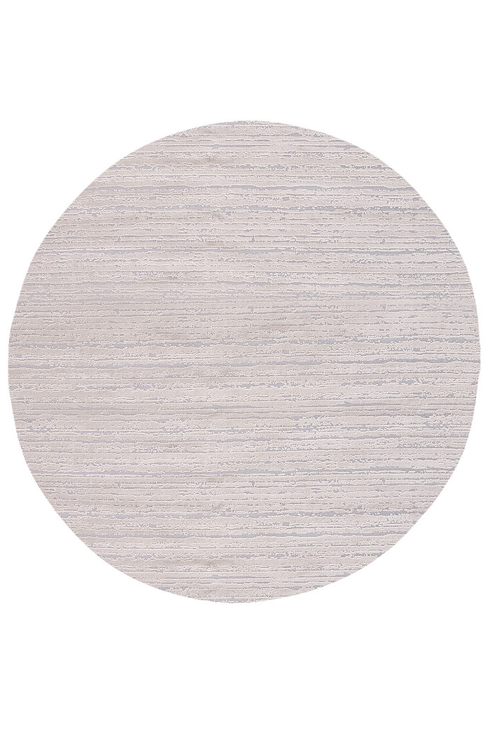 Tapete Sala Redondo 2,0m Star Cinza