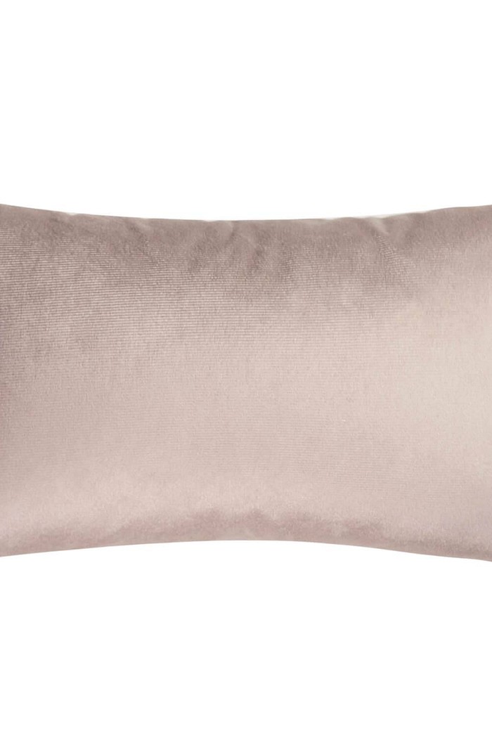 Capa de Almofada Baguete Suede Veludo Liso 25cm x 42cm - Cinza