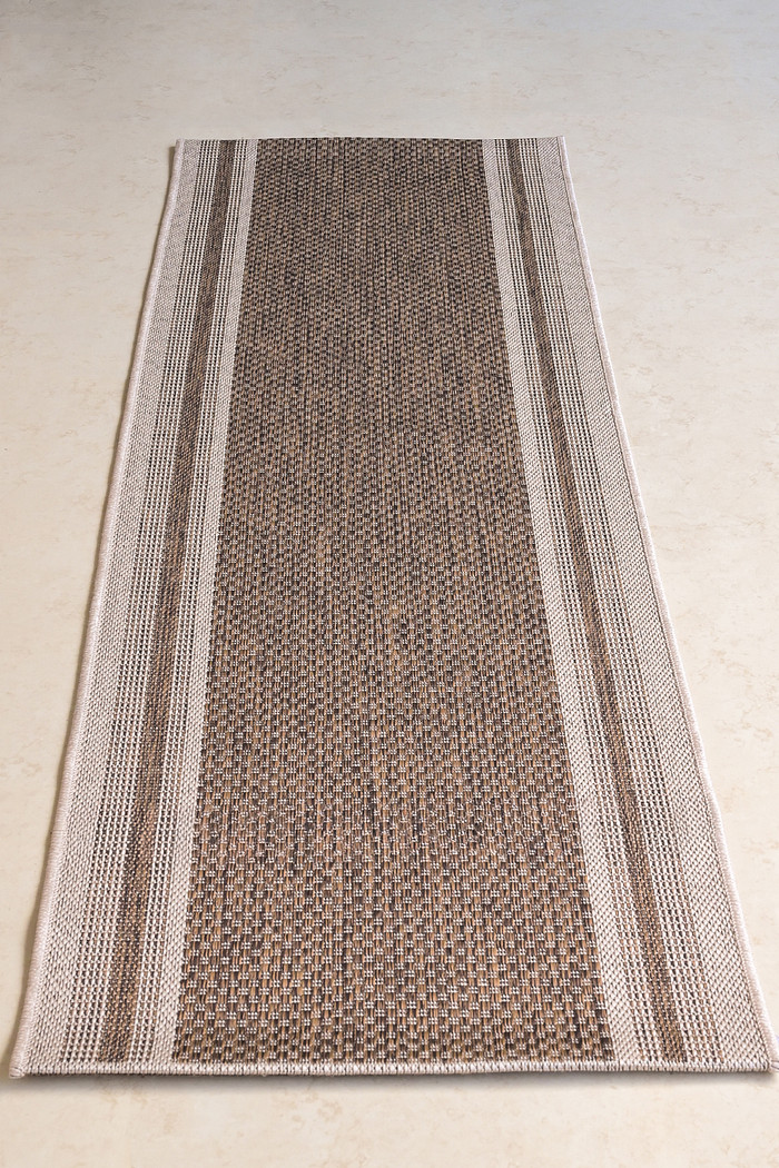 Tapete Passadeira Sisal Sintetico Bege 67X180