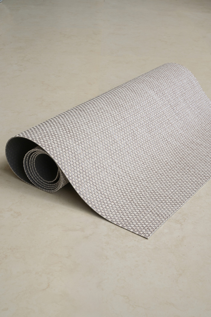 Tapete Passadeira PVC Antiderrapante Palha Bege 65x150