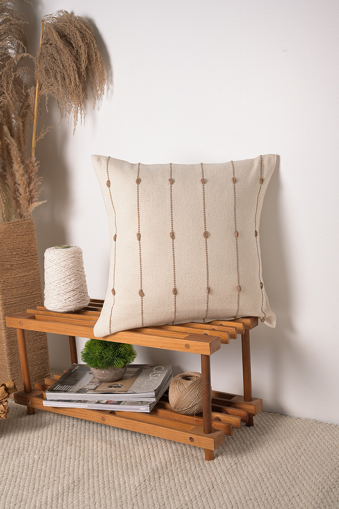 Capa de Almofada Jamal Bege