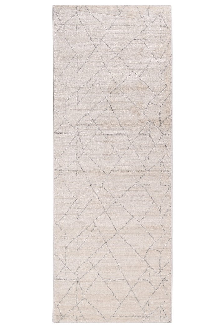 Tapete Passadeira Fantasy Estonado Riscado Off White 02