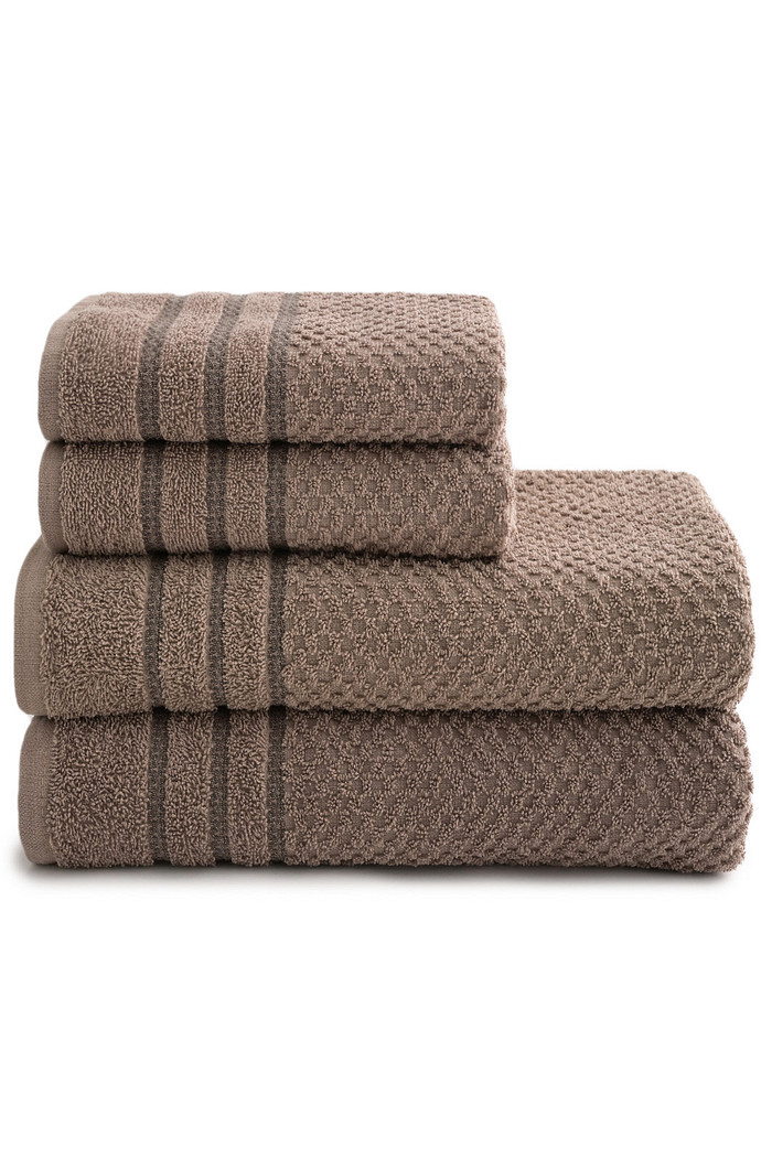Jogo de Toalha Banho 350g 4 peças Brisa - Taupe