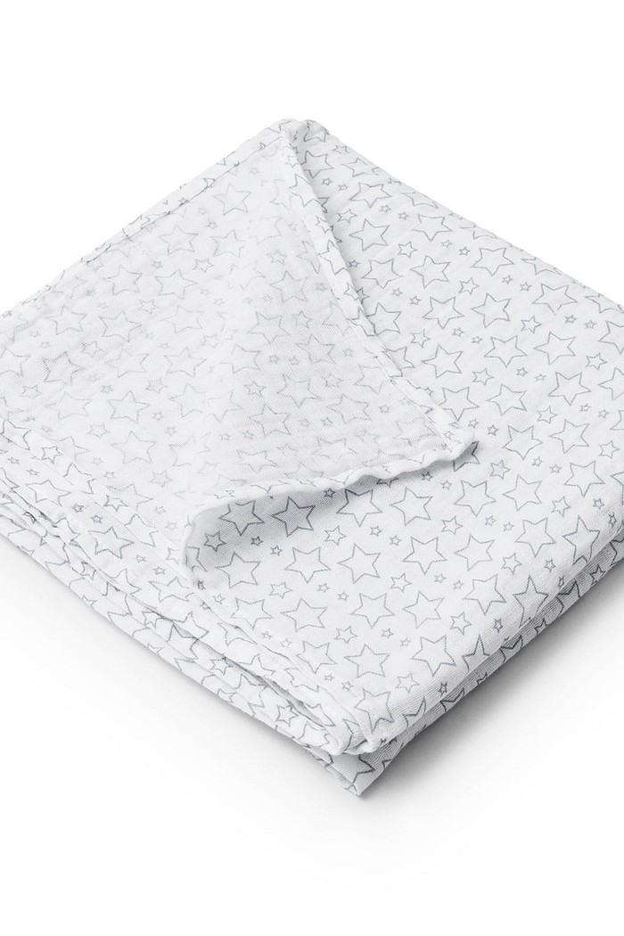 Manta Estilo Fralda Brisa para Bebês - Estrelinhas