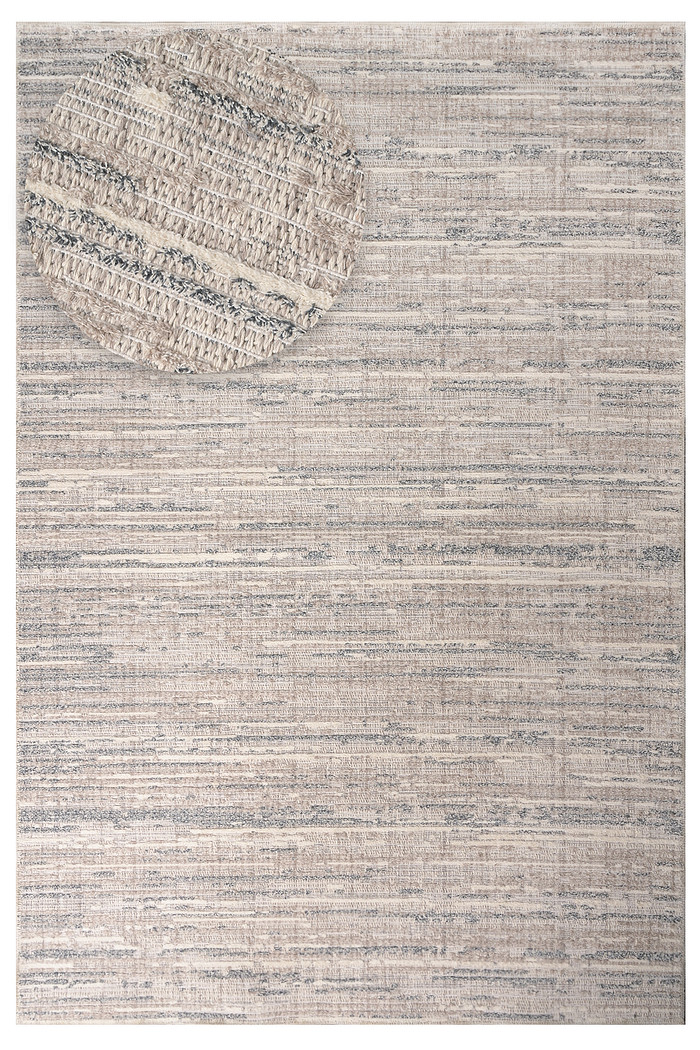 Tapete Turco Artisan Bege Cinza 160x230