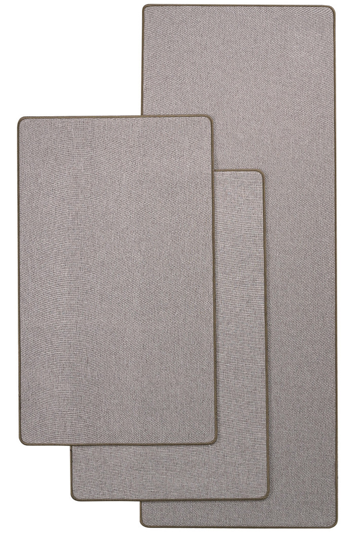 Kit 3 Tapetes Para Cozinha Antiderrapante MultiUso  - Verde Khaki