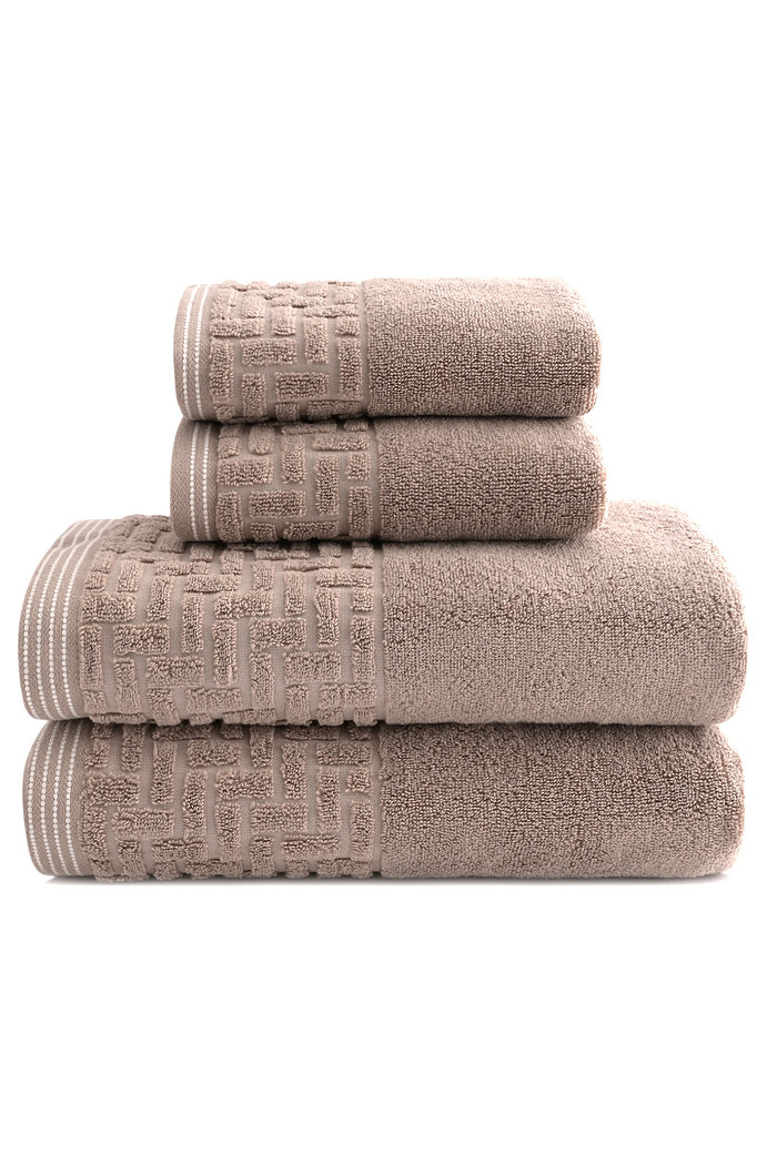 Jogo de Toalha Banho 500g 4 peças Super Soft Zero Twist Greco - Bege