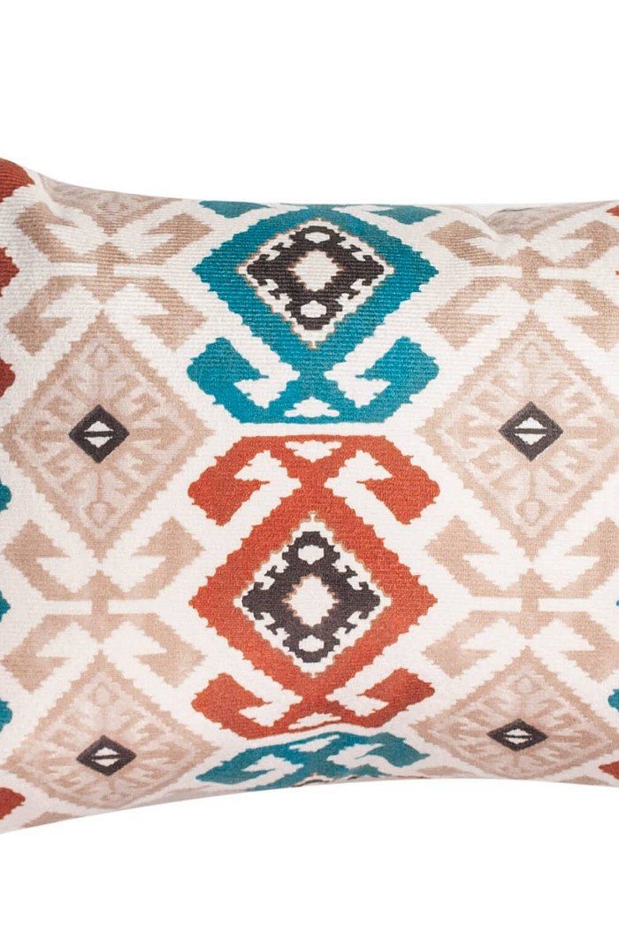 Capa de Almofada Baguete Suede Veludo Rustica 25cm x 42cm - Azul Petroleo 