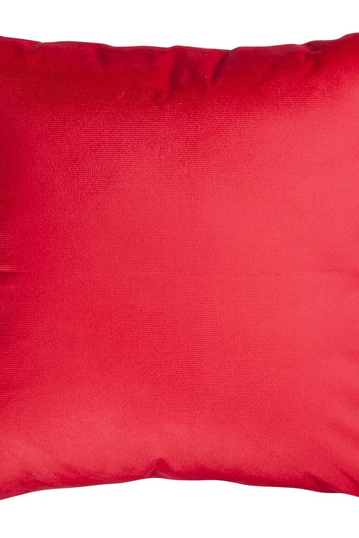 Capa de Almofada Suede Lisa 45cm x 45cm - Vermelho