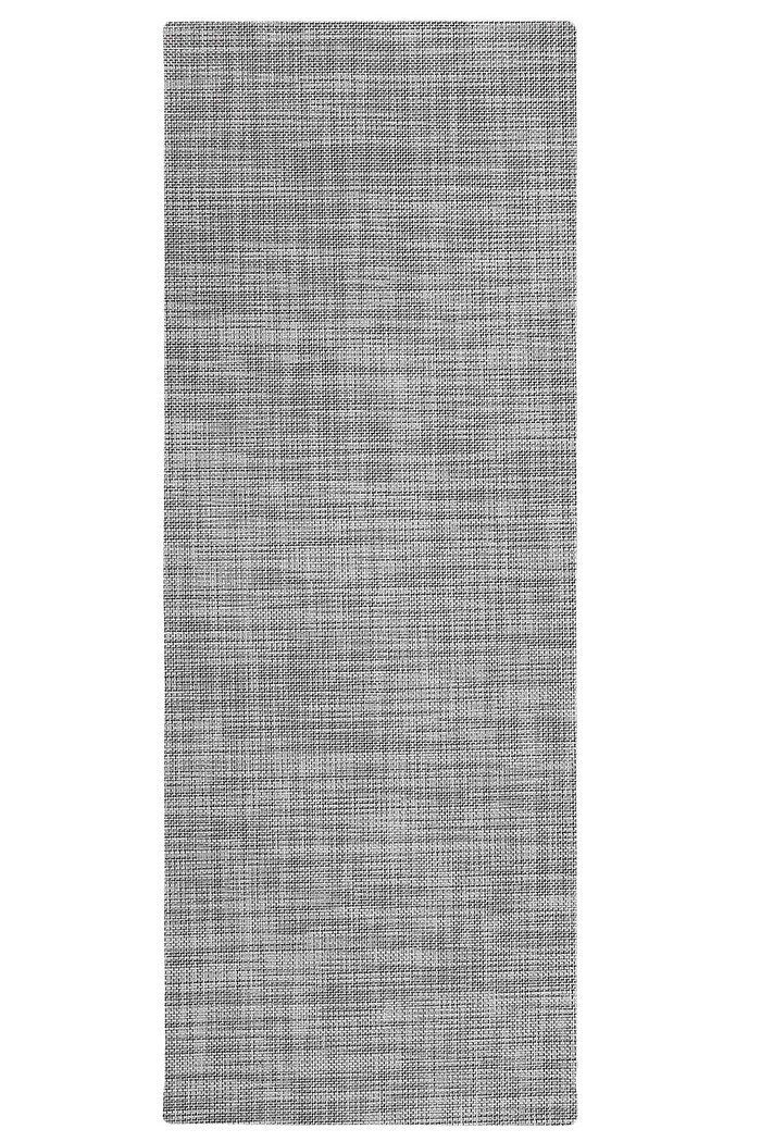 Tapete Passadeira PVC Antiderrapante Prata 70x120