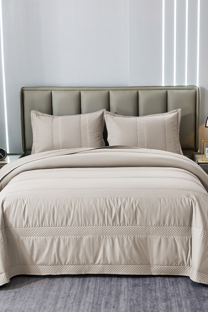 Kit Colcha Solteiro Essence 230 Fios Matelado Dupla Face 100% Algodão - Fendi