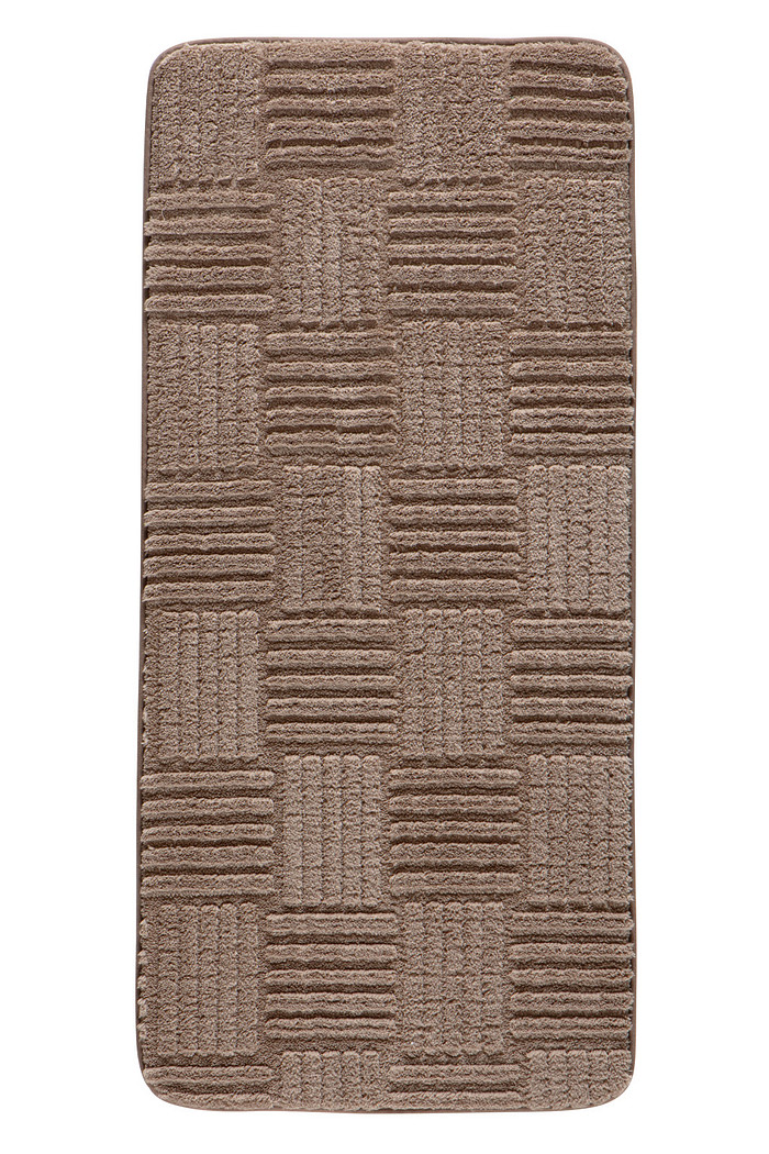 Tapete Banheiro Flufy Microfibra Antiderrapante 45x100 - Bege